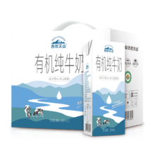 西牧 天山新疆有机纯牛奶 3.1g乳蛋白 200ml*12盒