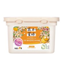 花木星球 天然香氛洗衣凝珠 二效合一橙花+甜橙精油31颗/盒*3件+赠家政服务2小时/30元京豆+洗衣液500g*4