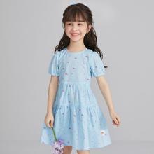 Deesha 笛莎 婴幼女童纯棉碎花A字裙