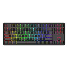 30日10点、新品发售：REDRAGON 红龙 KS87 87键 三模机械键盘 星空黑 龙舞轴 RGB