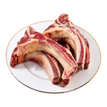 鲜林香原切牛肋排带肉牛脖骨 原切牛肋眼骨（带脊骨） 净重5斤（±50克）