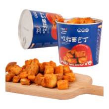 周三的情书 非油炸面包丁 3桶 烧烤味