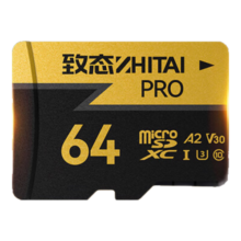 致态（ZhiTai）长江存储 64GB TF（MicroSD）存储卡 U3 V30 A2 PRO专业高速存储卡 读速170MB/s