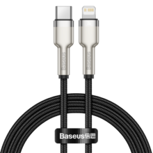 倍思 苹果数据线PD快充20W充电器线Type-c转Lightning 适用iPhone13/12pro/11proXSMax/XR手机1米 黑