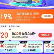 促销活动：京东白条 到手支付券*6张