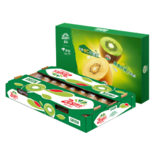 plus会员：佳沛（zespri）绿奇异果特大果22-25个原箱装单果约135-176g 中秋送礼水果礼盒