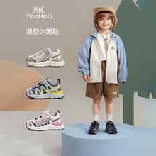京东PLUS：YeeHoO 英氏 儿童网面透气运动鞋