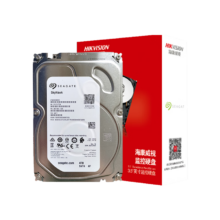 SEAGATE 希捷 海康威视 希捷8TB机械硬盘监控垂直台式机nas CMR服务器SATA接口3.5英寸硬盘录像机安防ST8000