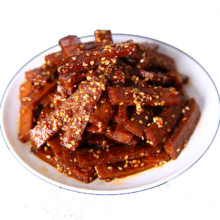 豆有味平江酱干特产辣豆腐干辣条休闲追剧零食柴火酱干香辣125g*3