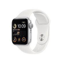 京东百亿补贴、plus会员：Apple Watch SE2 智能运动手表 银色 44mm S/M 原封未激活 GPS版 苹果官翻认证翻新