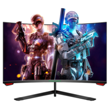 泰坦军团23.6英寸180Hz 电竞显示器 1ms响应 1500R曲面 高色域全高清1080P电脑游戏屏幕 硬件低蓝光 24A1G