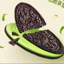 OREO 奥利奥 薄脆夹心饼干 法式青柠芝士味95g*3件
