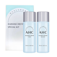PLUS:AHC 透明质酸谷胱甘肽水乳中样套盒 韩国进口 水30ml+乳30ml/套