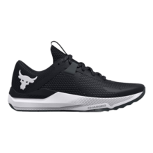 安德玛（UNDERARMOUR）秋冬Project Rock强森男女情侣运动训练鞋3025081 黑色001 42