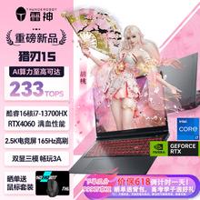 ThundeRobot 雷神 猎刃15202415.6英寸设计师3D建模程移动工作站酷睿16核i7-13700HX-4060-512G