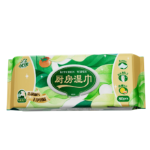 需首购、plus会员:心相印优选厨房湿巾80片*1包