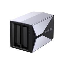 UGREEN 绿联 40298 2.5/3.5英寸 双盘位 SATA硬盘盒 USB3.0 Type-C