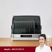 olayks 欧莱克 消毒柜 台式消毒碗柜 家用保洁柜 迷你小型碗筷刀架高温消毒烘干柜42L 42L 3-6人用