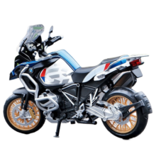 中精质造正版宝马r1250gs摩托车模型仿真水鸟合金adv机车模型手办男生礼物 1:12宝马1250GS摩托车-蓝 可定制专属合金车牌【联系客服】