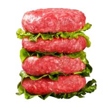 和一牧鲜 原味牛肉饼100g*10袋（赠黑胡椒撒料*10）