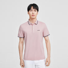 劲霸男装 男士T恤夏季时尚撞色翻领保罗商务设计高级感短袖POLO衫