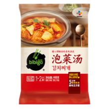 概率券、PLUS会员、首单礼金：必品阁（bibigo）韩式 泡菜汤 460g