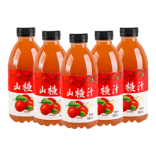趣小馋山楂汁饮料果味饮品350ml 整箱饮料批发解渴 【6瓶装】山楂汁