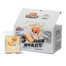 plus会员:三只松鼠厚牛乳吐司  箱装520g