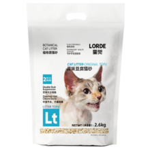 plus会员:lorde里兜 纯豆腐砂除尘款猫砂2.6kg