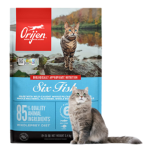 Orijen渴望六种鱼猫粮5.4kg 成猫幼猫通用粮【美版】最近效期24/9月下旬