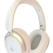 plus：EDIFIER 漫步者 Atom Max ATM小金标 无线头戴式蓝牙耳机  云岩白+彩包