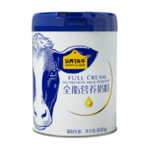 认养一头牛全脂奶粉 成人 高钙高蛋白800g 中老年儿童青少年  送礼送长辈