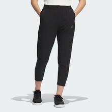 adidas 阿迪达斯 2024秋季新款女子运动休闲9分裤小脚裤梭织长裤 JJ1133