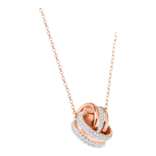 施华洛世奇（SWAROVSKI）【品牌直供】环环相扣项链女 女士项链七夕情人节礼物 5240525
