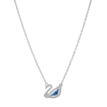 施华洛世奇（SWAROVSKI）七夕情人节礼物 施华洛世奇蓝调天鹅 SWAN DAZZLING项链线上限定 镀白金色  5521074
