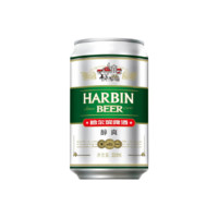 哈尔滨啤酒 Beer/哈尔滨啤酒醇爽啤酒6连包330ml*6听