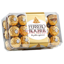 PLUS会员：费列罗（FERRERO）意大利榛果牛奶巧克力礼盒 30粒375g