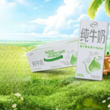 伊利 纯牛奶 200ml*24盒/箱*2件