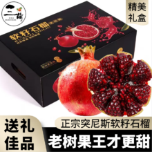 需首购、plus会员:三萌果蔬 红心软籽 突尼斯石榴 单果约150g+ 净4.5斤