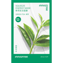 悦诗风吟（Innisfree）绿茶鲜萃面膜密集补水保湿舒缓锁水焕活水润清爽调节水油平衡男女