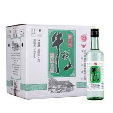 牛栏山新一代陈酿43度陈酿酒浓香风格 整箱装 年货送礼中秋 330ml*20瓶装