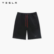 TESLA 特斯拉 男士撞色短裤面料舒适硬挺商务时尚休闲百搭宽松短裤 S码
