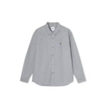 京东百亿补贴、PLUS会员：Gap 小熊logo长袖衬衫 890975 黑灰色 175/96A(L)