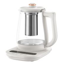 志高（CHIGO）暖暖杯 养生壶多功能家用花茶壶1.8L大容量烧水壶 煮茶器智能预约煮茶壶 办公室电水壶 白色时控 1.8L (无滤网）