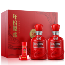 古井贡酒 年份原浆50度古16白酒礼盒 浓香型送礼礼盒 50度 500mL 2瓶