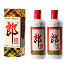 LANGJIU 郎酒 郎牌普郎 酱香型 53度 500mL 2瓶 （含礼品袋）