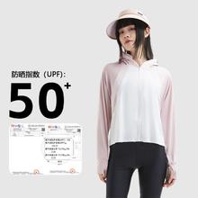 361° 夏季防晒衣显瘦运动户外撞色拼接轻薄透气皮肤衣外套