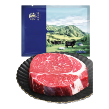 PLUS会员：春禾秋牧 安格斯上脑原切牛排 200g/袋*4件