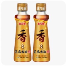 3日20点、聚划算百亿补贴、限量1000件：金龙鱼 芝麻香油 100ml*2瓶