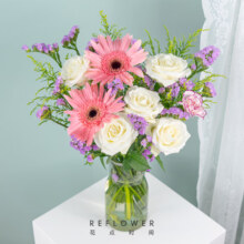 PLUS会员：花点时间（Reflower）插花 设计款花束「浪漫花园」